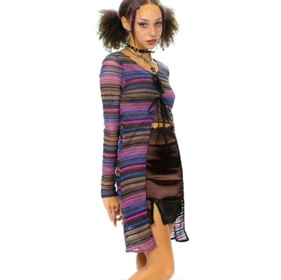 Tunnel VisionF rancesca Tie-Front Cardi XS - Picture 1 of 8